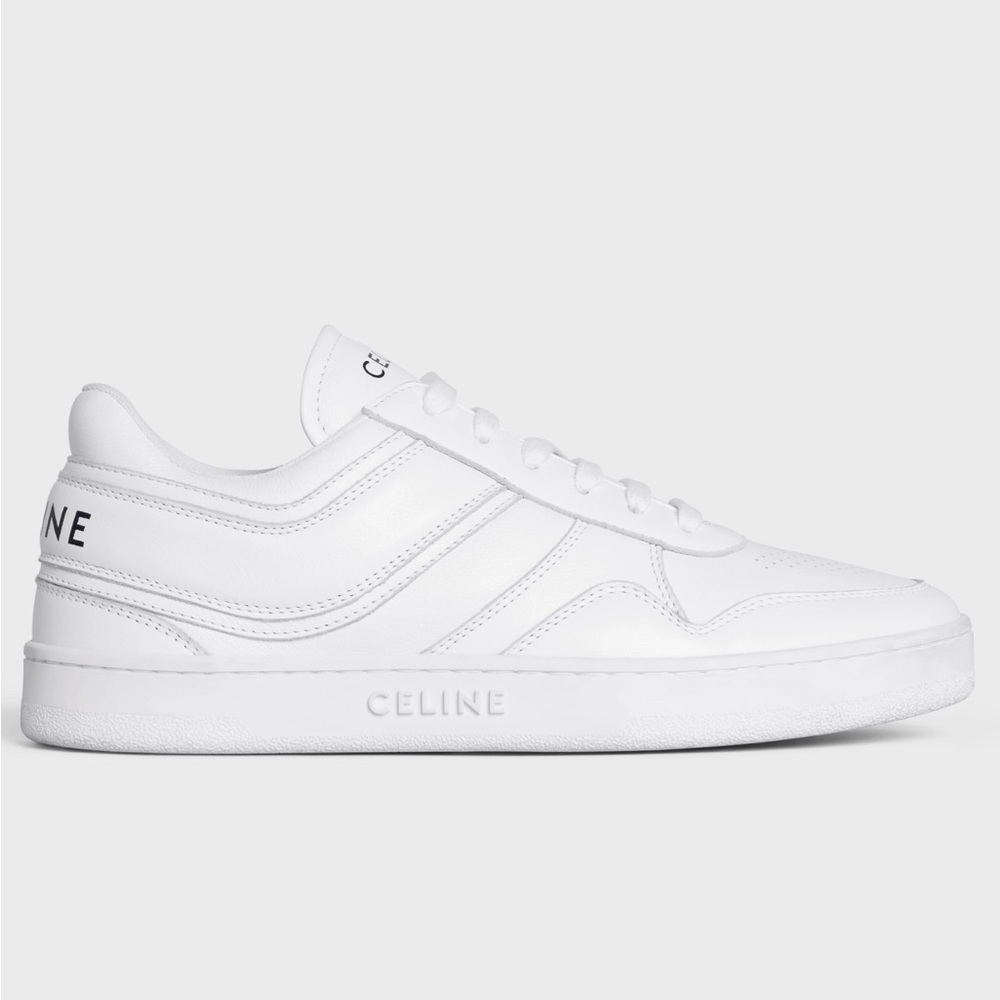 Celine white sneakers size 37 very good condition leather size 7 us women